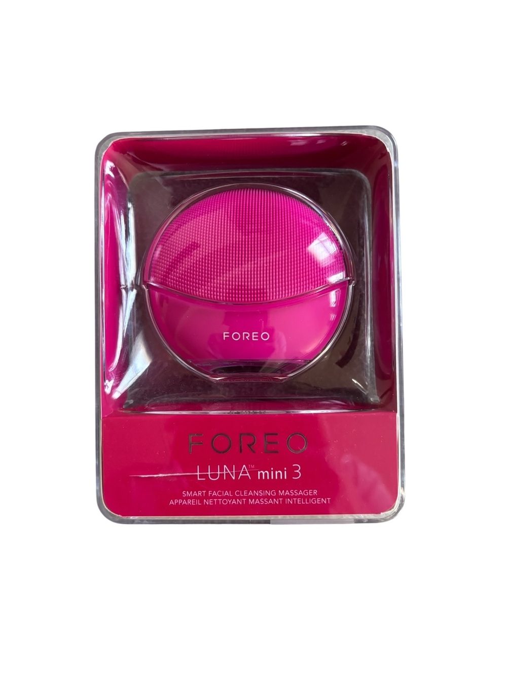 FOREO LUNA mini 3 Facial Cleansing Device - Bright Pink